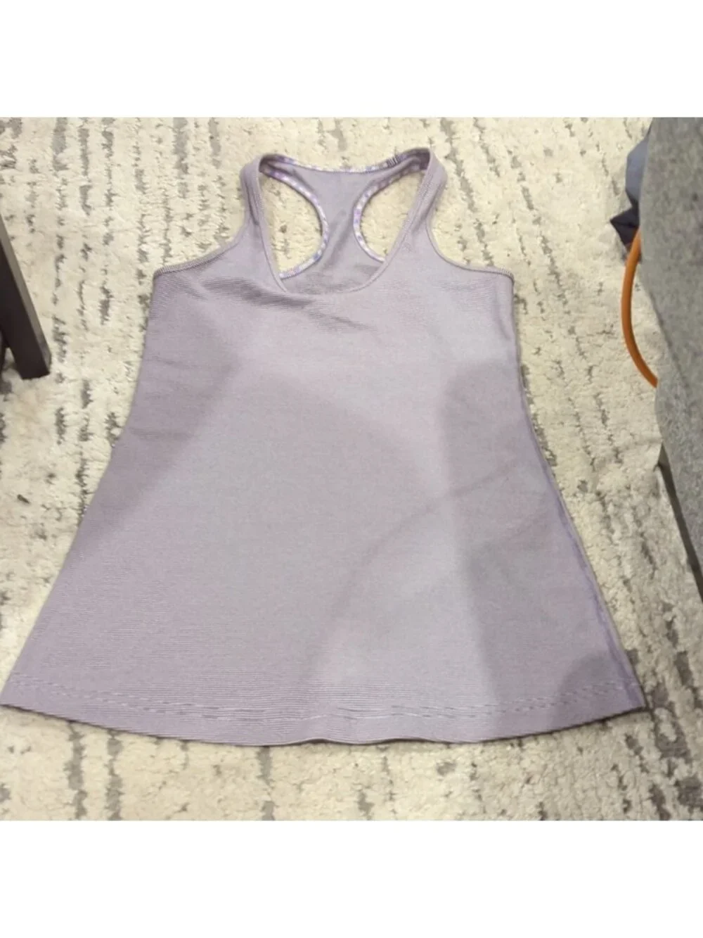 Lululemon Cool Racerback  purple Wee Stripe
